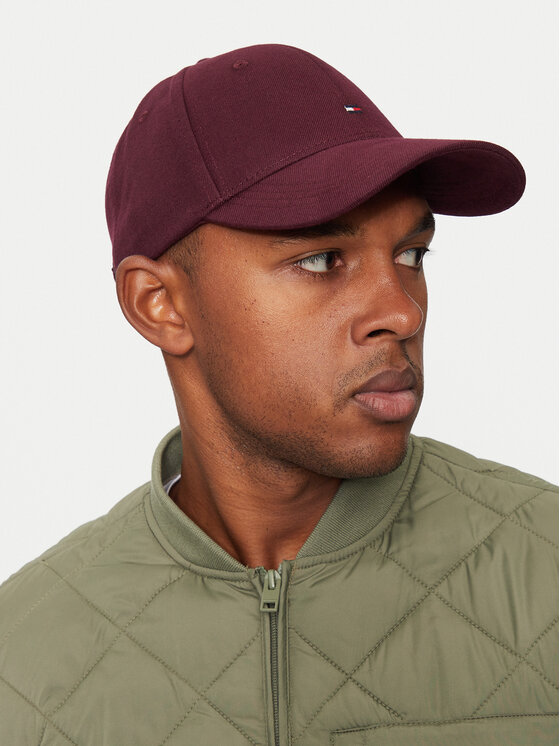 Tommy Hilfiger Tommy Hilfiger Бейсболка Flag AM0AM13008 Бордовий