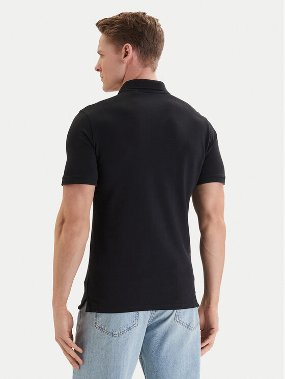 Guess Guess Pólóing F6GP03 K9WF1 Fekete Slim Fit