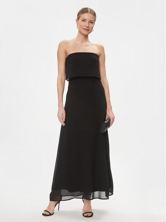 Vila Vila Õhtune kleit Milina 14094089 Must Regular Fit
