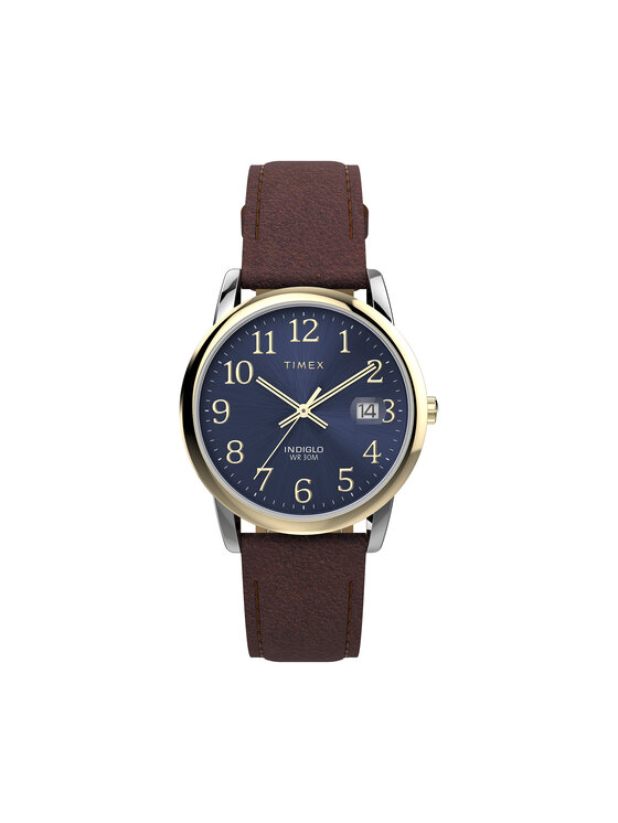Timex Timex Hodinky Easy Reader Classic TW2W54500 Hnedá