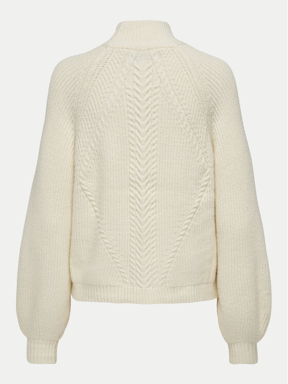 ONLY ONLY Rollkragenpullover Katia 15324678 Écru Regular Fit
