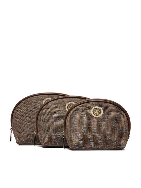 Beverly Hills Polo Club Beverly Hills Polo Club Набір косметичок CWBEO-BHPC-U1-002-AW26 (3-PACK) Коричневий
