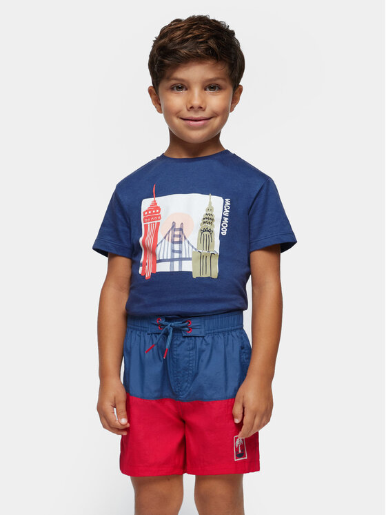 Mayoral Mayoral Σετ 2 T-Shirts 3021 Έγχρωμο Regular Fit