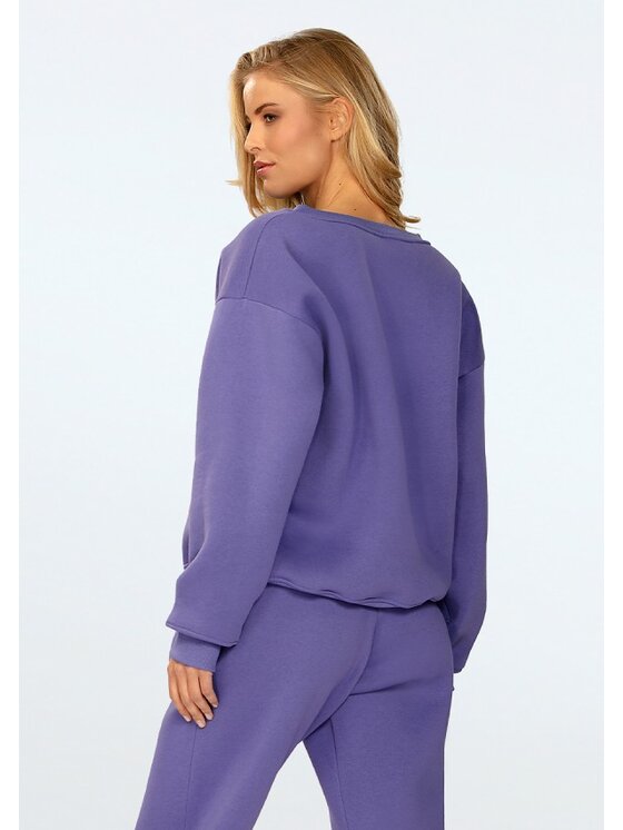 DKaren Sport DKaren Sport Bluza Rehema Fioletowy Relaxed Fit
