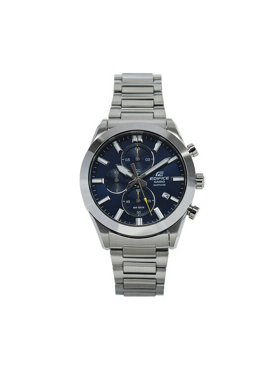 Casio Pulkstenis Edifice Sapphire Chronograph EFB-710D-2AVUEF Sudraba