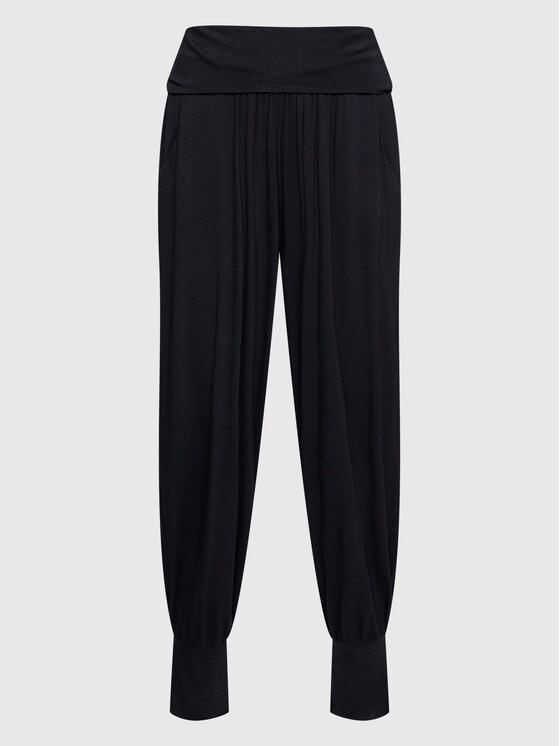 Deha Deha Pantaloni da tuta Harem A00215 Nero Loose Fit