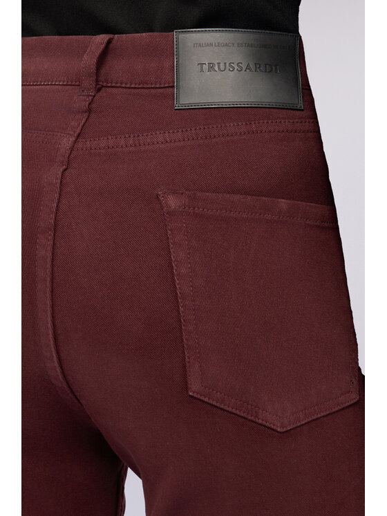 Trussardi Trussardi Pantaloni di tessuto P7029000293N022 Marrone Flare Fit