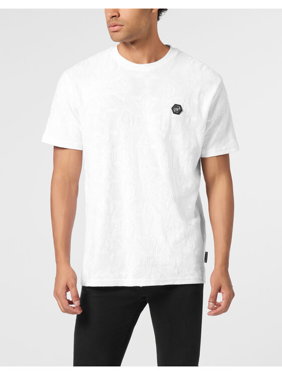 PHILIPP PLEIN PHILIPP PLEIN T-shirt 26187 Bianco Regular Fit