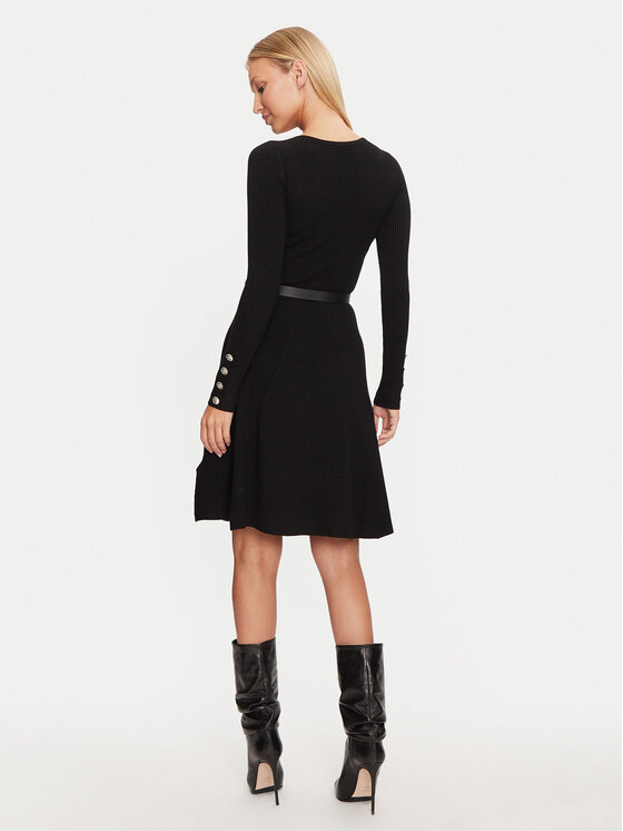 Marciano Guess Marciano Guess Коктейльна сукня 4BGK00 5613Z Чорний Regular Fit