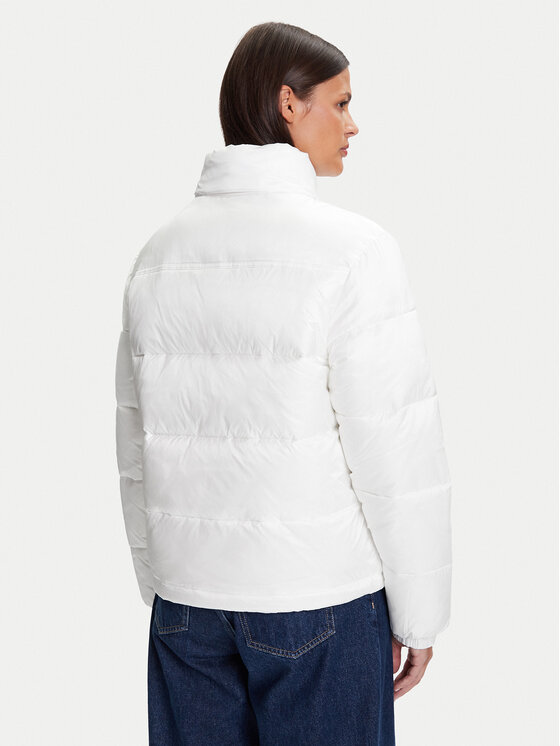 Tommy Jeans Tommy Jeans Zimska jakna DW0DW21619 Bijela Relaxed Fit