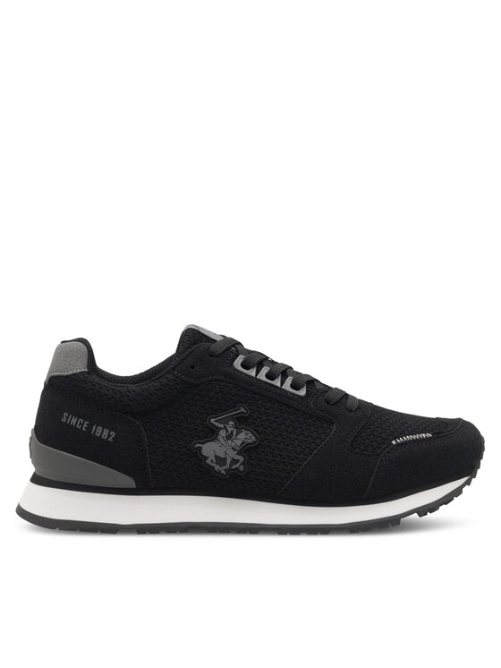 Sneakers Beverly Hills Polo Club PATCH-01 Negru