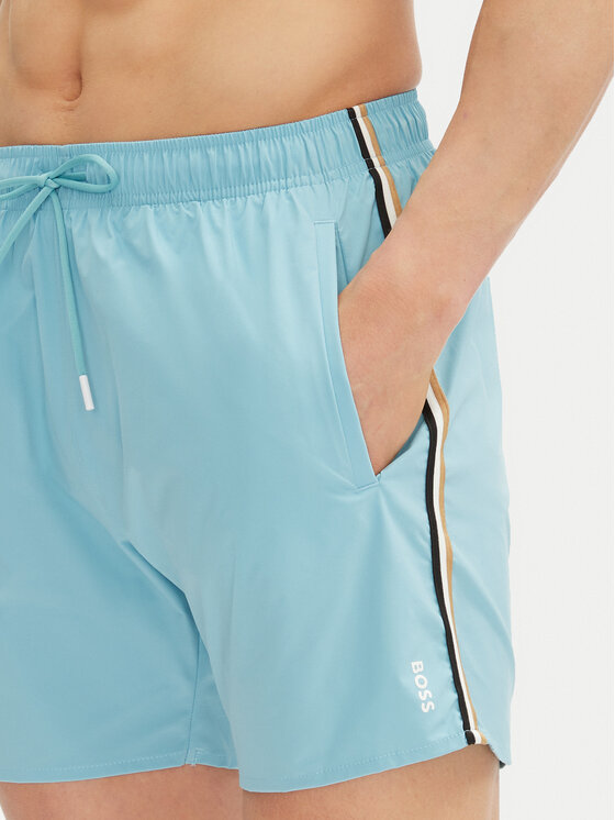 BOSS BOSS Badeshorts Iconic 50491594 Blau Regular Fit