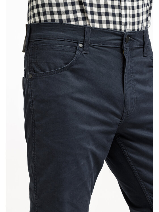 Wrangler Wrangler Spodnie materiałowe GREENSBORO Niebieski Straight Fit