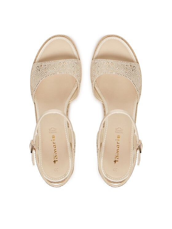 Tamaris Tamaris Espadrilky 1-28336-46 Béžová
