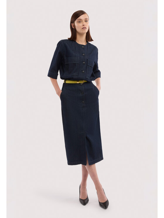 Trussardi Trussardi Sukienka wieczorowa 7489A301838N0DA Niebieski Regular Fit