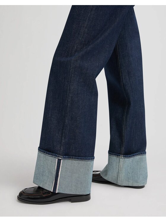 Lee Lee Jeansy STELLA Niebieski Wide Leg