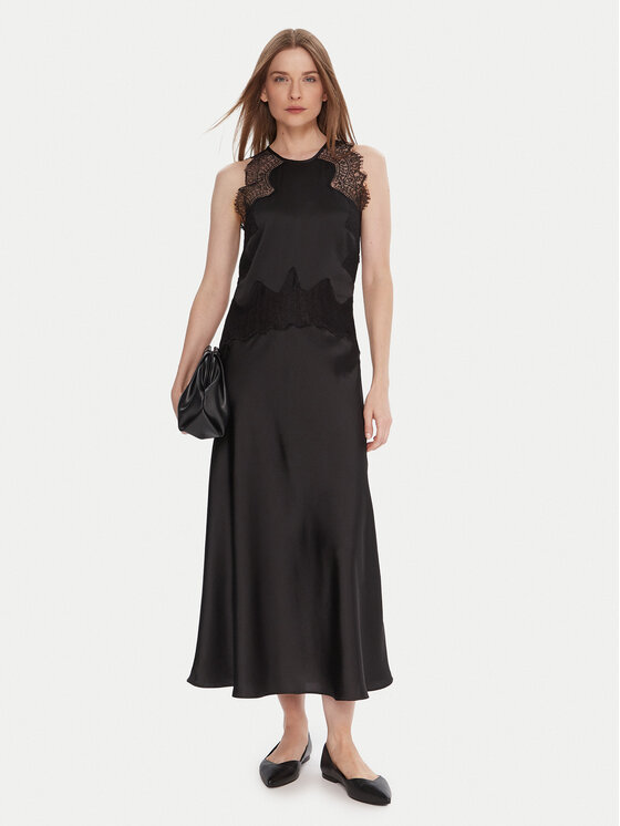 BOSS BOSS Коктейлна рокля C_Dlace 50548394 Черен Slim Fit