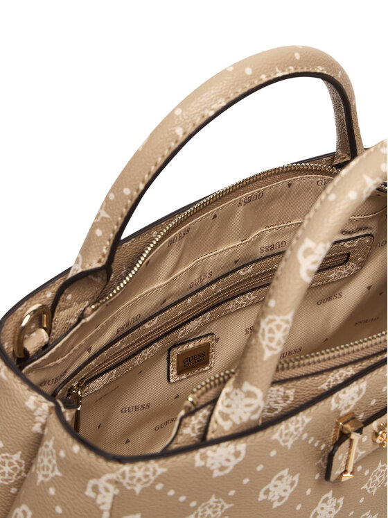 Guess Guess Kabelka Carrie Logo HWGP98 98060 Béžová