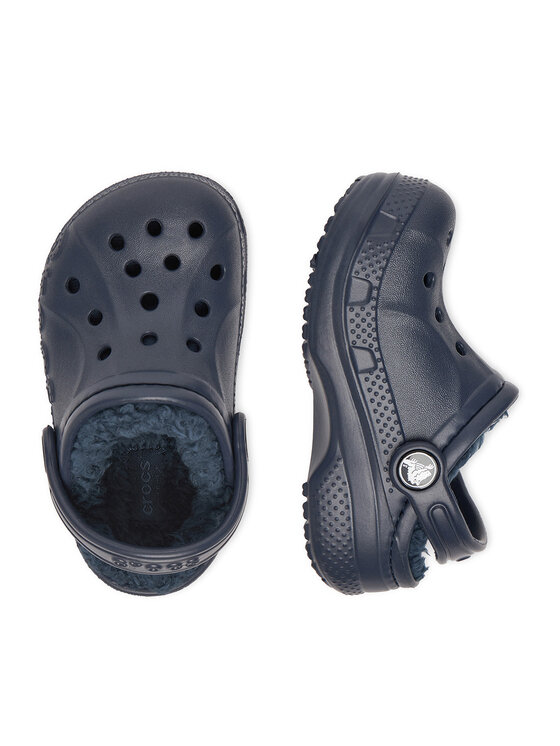 Crocs Crocs Papucs C-BAYA LINED CLOG T 207501-463 Sötétkék