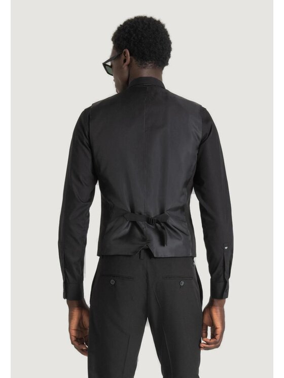 Antony Morato Antony Morato Γιλέκο MMVS00009-FA600255 Μαύρο To Fit