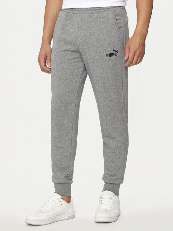 pppp PUMA BLUZA MĘSKA OCIEPLANA ESS BIG LOGO HOODIE GRANATOWA