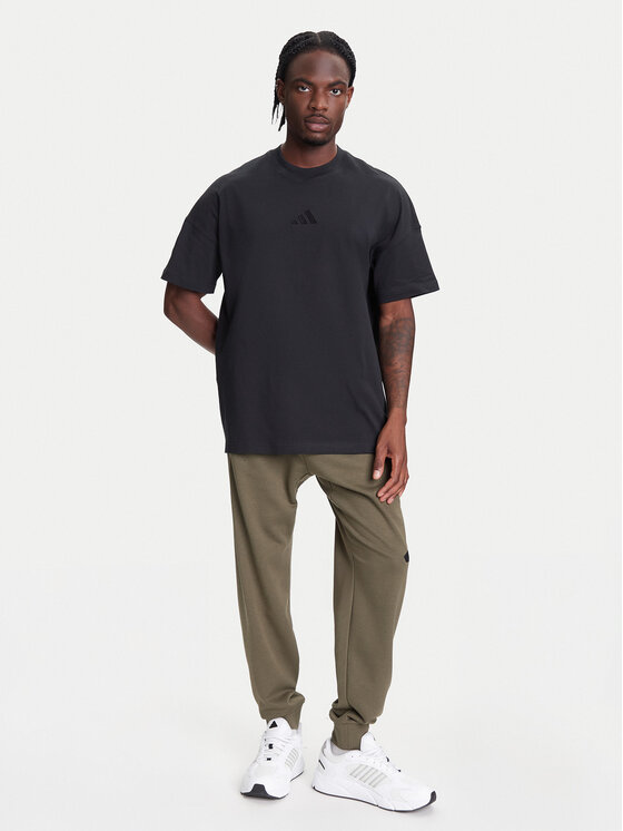 adidas adidas T-shirt ALL SZN IY4150 Crna Loose Fit