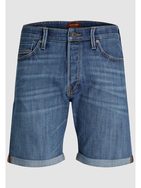 Jack&Jones Jack&Jones Szorty plażowe JJICHRIS JJWOOD SHORTS GE 415 SN Niebieski Short Fit