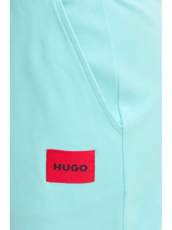 HUGO Hugo Šortky DINA_SHORTS Zelená Regular Fit