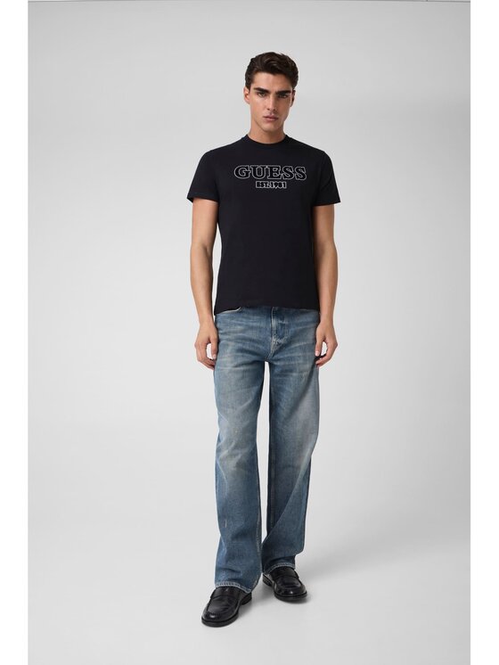 Guess Guess T-Shirt 184973 Czarny Classic Fit