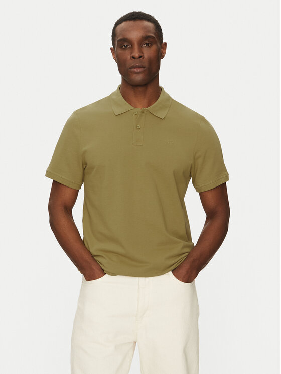 Mustang Mustang Poloshirt Palco 1016293 Grün Regular Fit