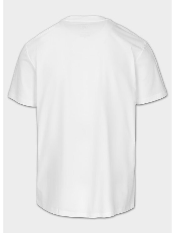 PITBULL PITBULL T-Shirt TAPE NUGGET Biały Regular Fit