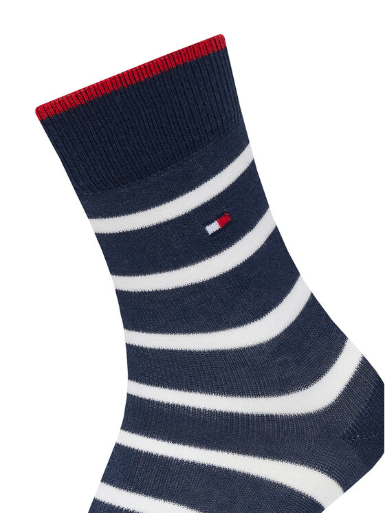 Tommy Hilfiger Tommy Hilfiger Dlouhé ponožky 701229939 Tmavomodrá