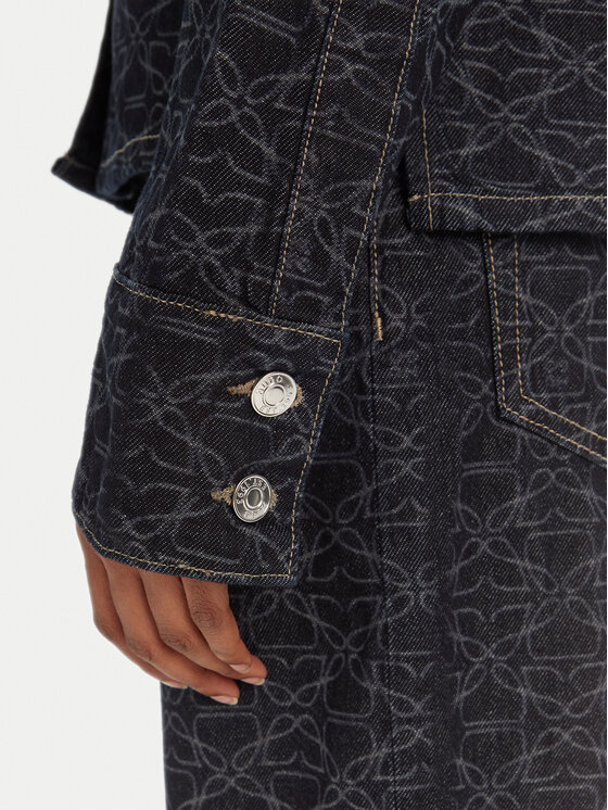 HUGO HUGO Jeans jakna Gadison 50541531 Mornarsko modra Regular Fit