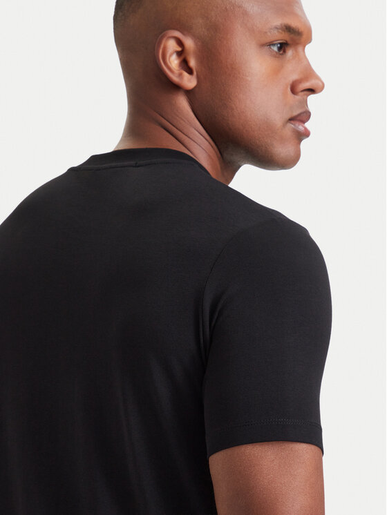 KARL LAGERFELD KARL LAGERFELD Tričko 755030 564235 Čierna Regular Fit