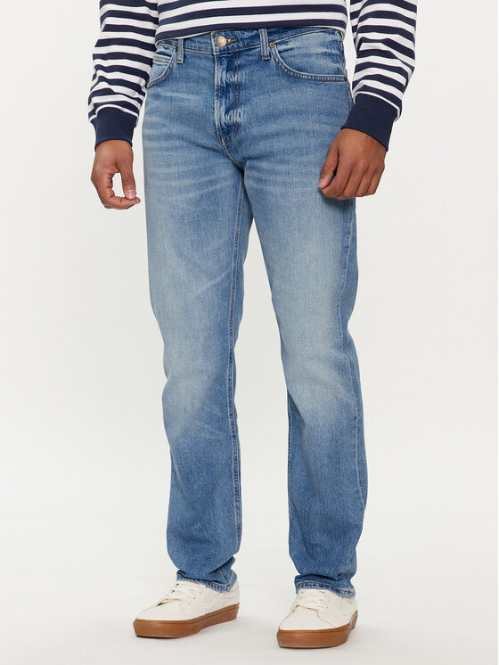 Lee Jeans Hlače West 112346326 Modra Relaxed Fit