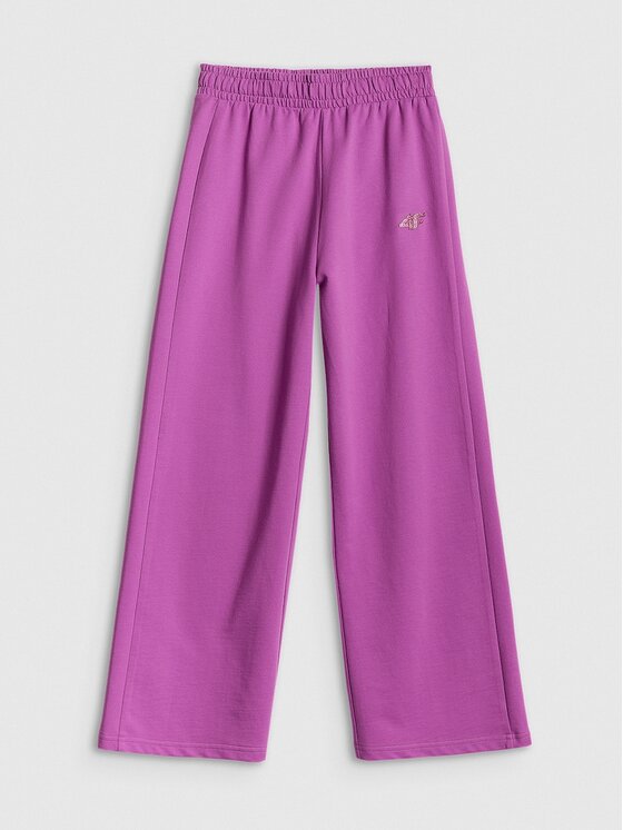 4F 4F Pantaloni da tuta 4FJRSS26TTROF1918-51S Viola Regular Fit