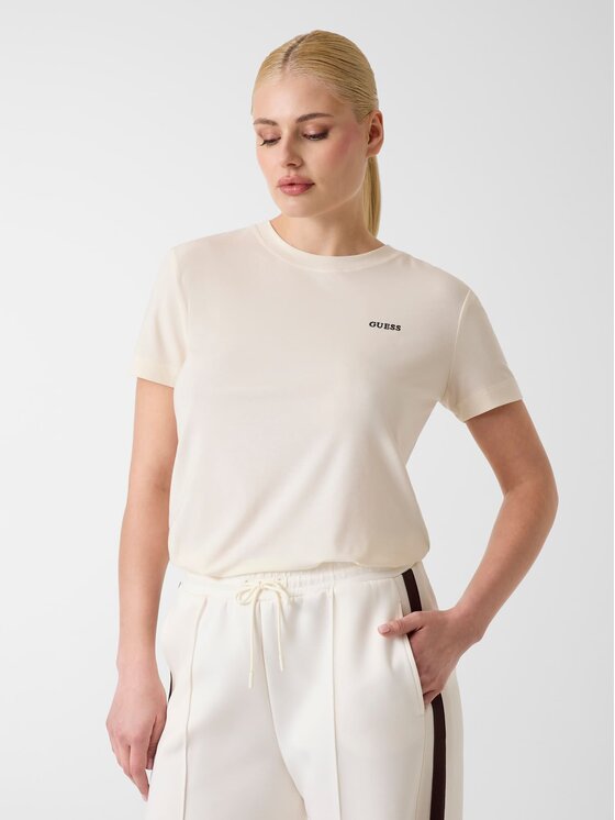Guess Guess T-Shirt 181397 Biały Classic Fit