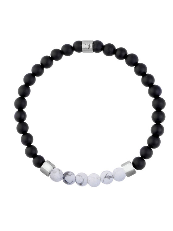 Manoki manoki Bransoletka BA1048BW Biały