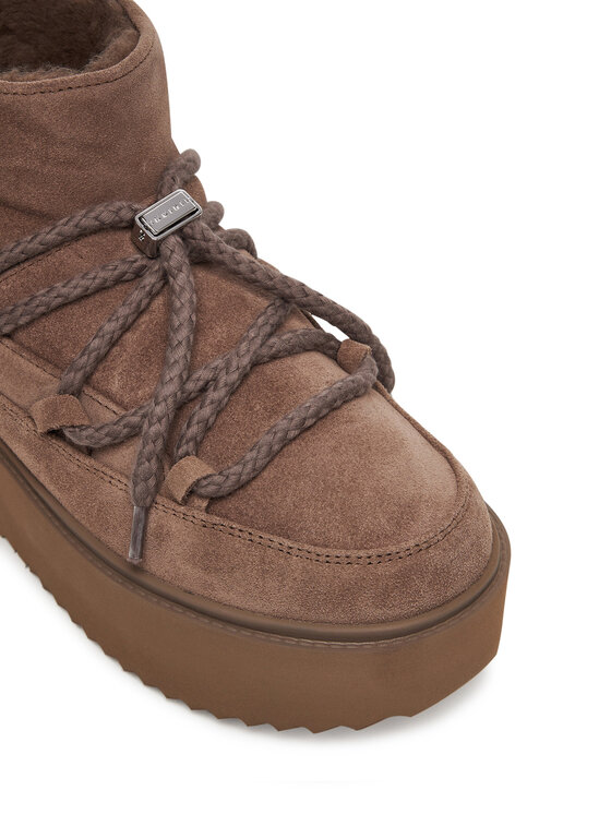 Inuikii Inuikii Škornji za sneg Classic Low Platform 75204-004sni Rjava