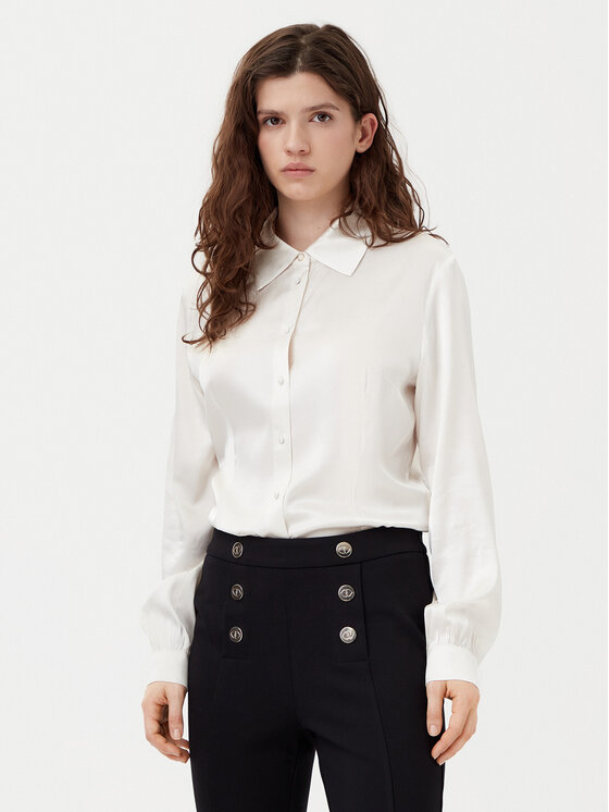 Motivi Motivi Košile 5159Q000675N Bílá Regular Fit