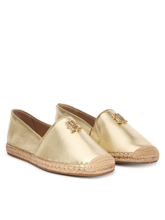 Tommy Hilfiger Tommy Hilfiger Еспадрили Th Logo Gold Espadrille FW0FW09473 Златист