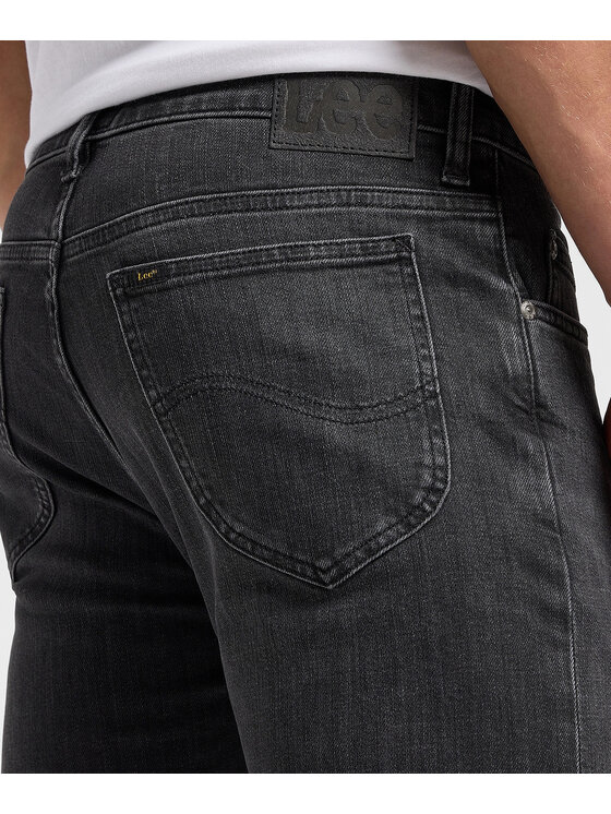 Lee Lee Jeansy 112363851 Szary Slim Fit