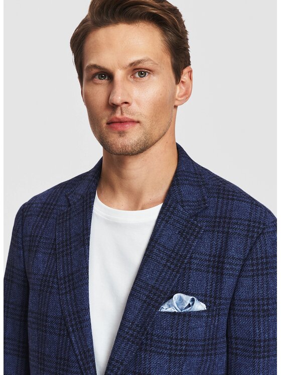 Pako Lorente Pako Lorente Marynarka P26SF-3X-022 Granatowy Slim Fit