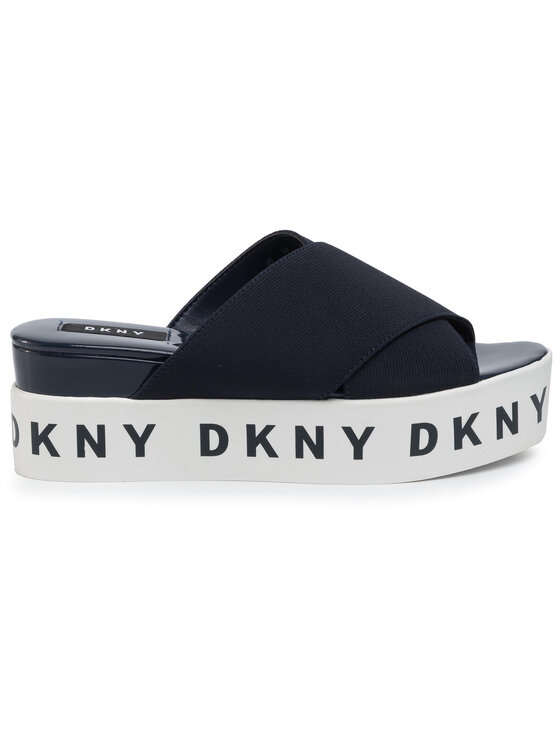 DKNY DKNY Šľapky Cristi K4981154 Tmavomodrá