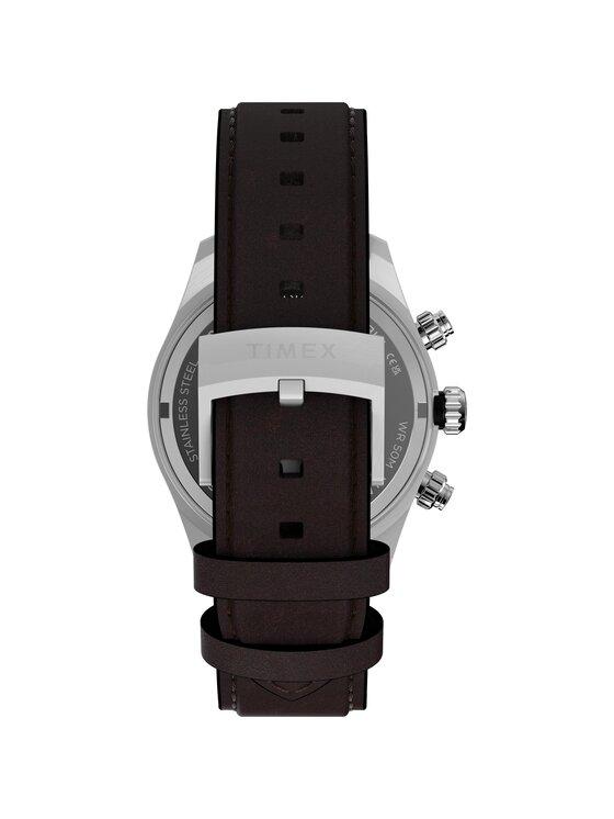 Timex Timex Zegarek TW2Y70600 Brązowy
