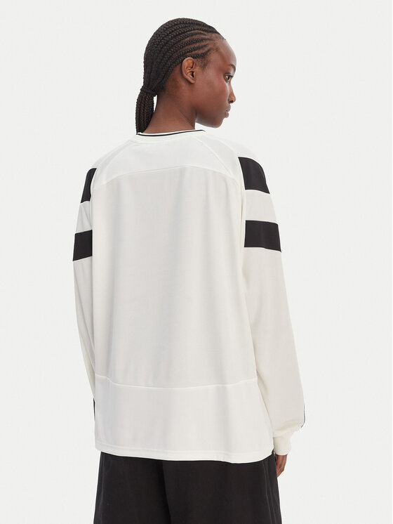 adidas adidas Blúzka House Of Tiro KC4007 Biela Loose Fit
