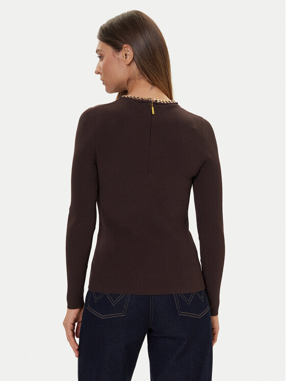 MICHAEL Michael Kors MICHAEL Michael Kors Светр MF561CJ33D Коричневий Slim Fit