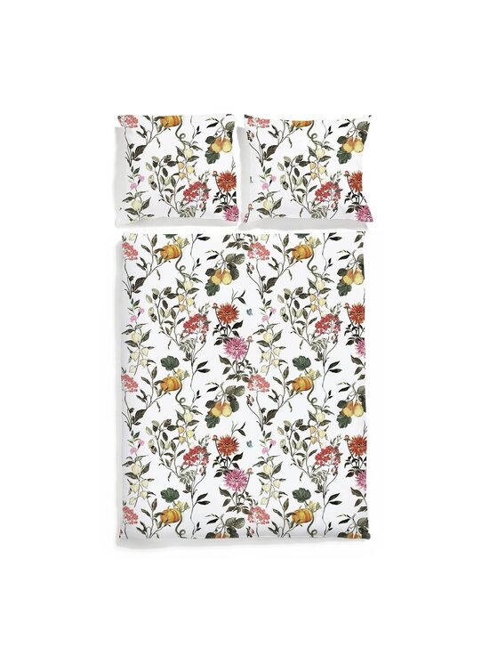 White pocket White pocket Komplet pościeli we wzory Biały
