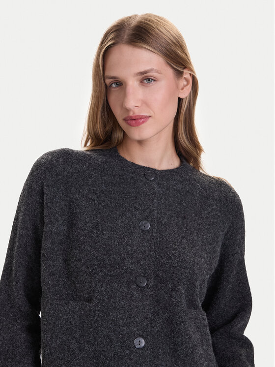 ONLY ONLY Pletena jopica Piemonte 15344118 Siva Regular Fit