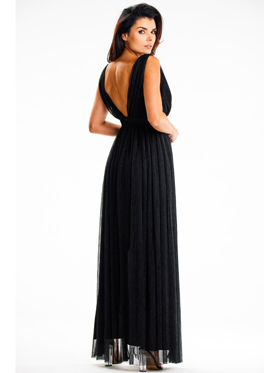 Awama Awama Abito da sera A625 Nero Basic Fit